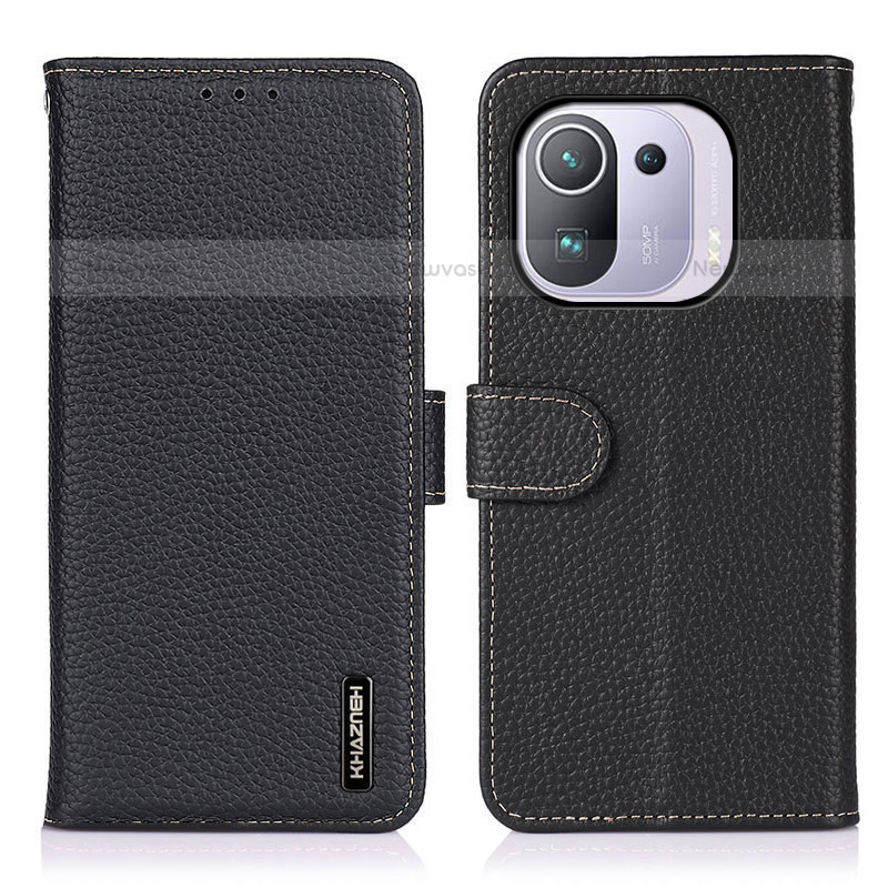 Leather Case Stands Flip Cover B01H Holder for Xiaomi Mi 11 Pro 5G