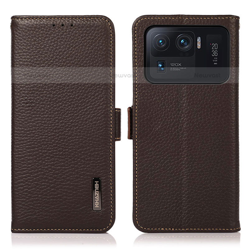 Leather Case Stands Flip Cover B01H Holder for Xiaomi Mi 11 Ultra 5G