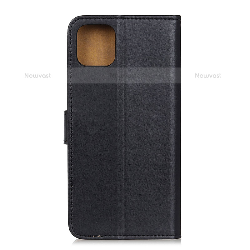 Leather Case Stands Flip Cover C01 Holder for Xiaomi Mi 11 5G Black