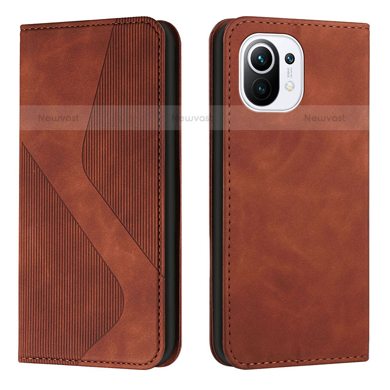 Leather Case Stands Flip Cover C02 Holder for Xiaomi Mi 11 5G