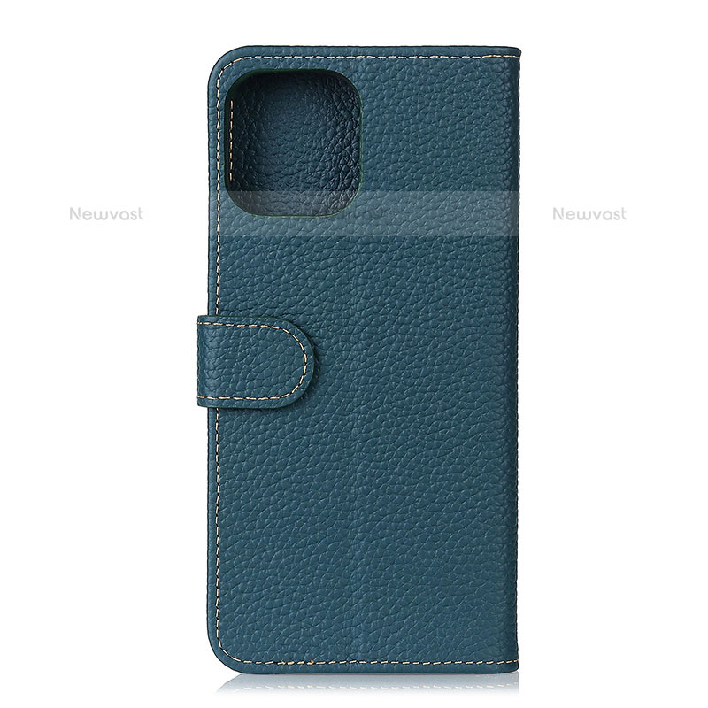 Leather Case Stands Flip Cover C06 Holder for Xiaomi Mi 11 5G Green