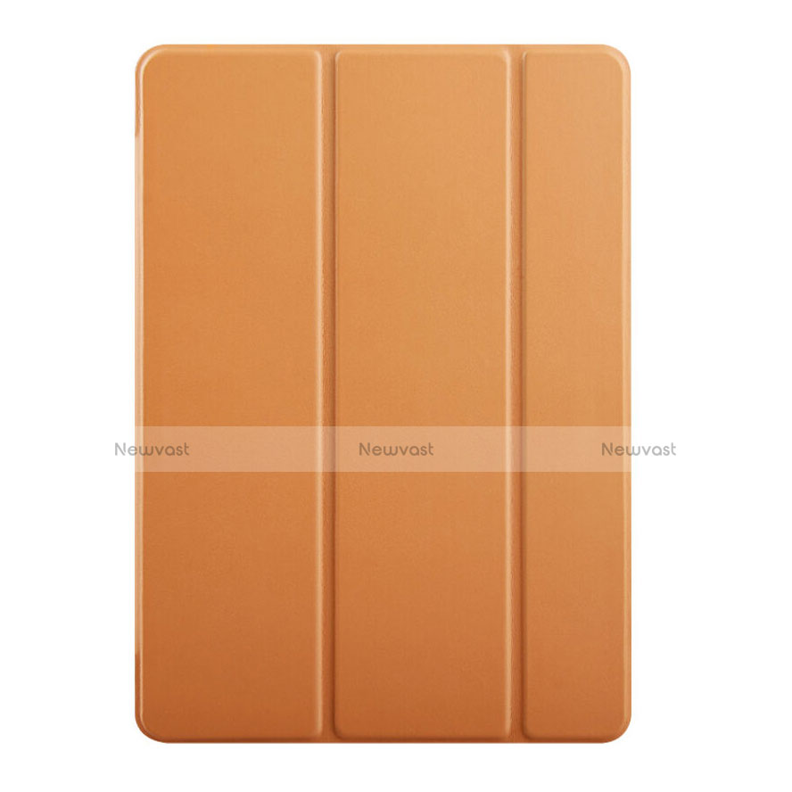 Leather Case Stands Flip Cover for Apple iPad Air 2 Brown