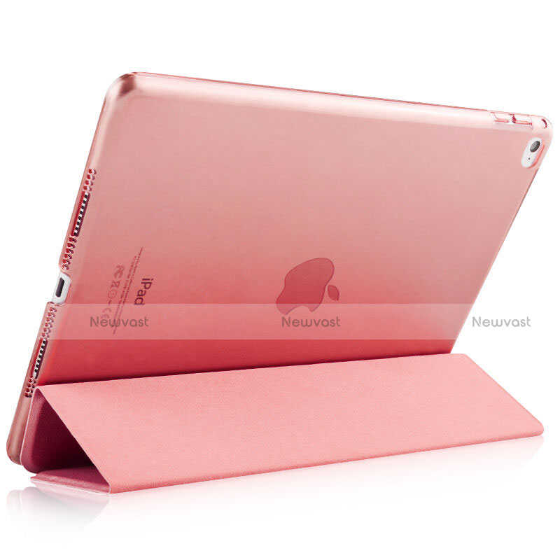 Leather Case Stands Flip Cover for Apple iPad Air 2 Pink