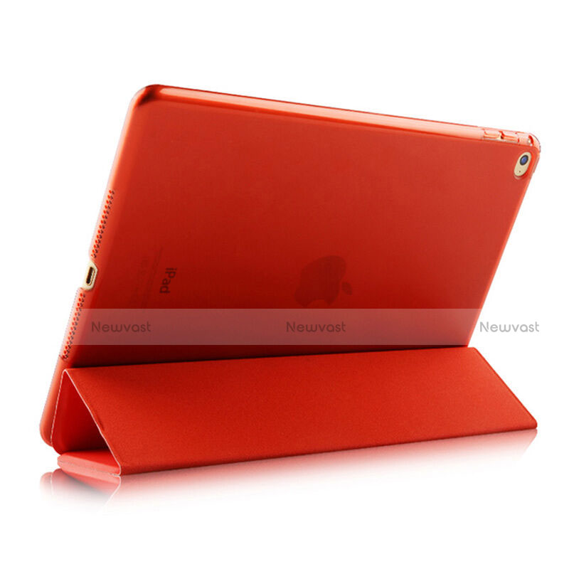 Leather Case Stands Flip Cover for Apple iPad Air 2 Red