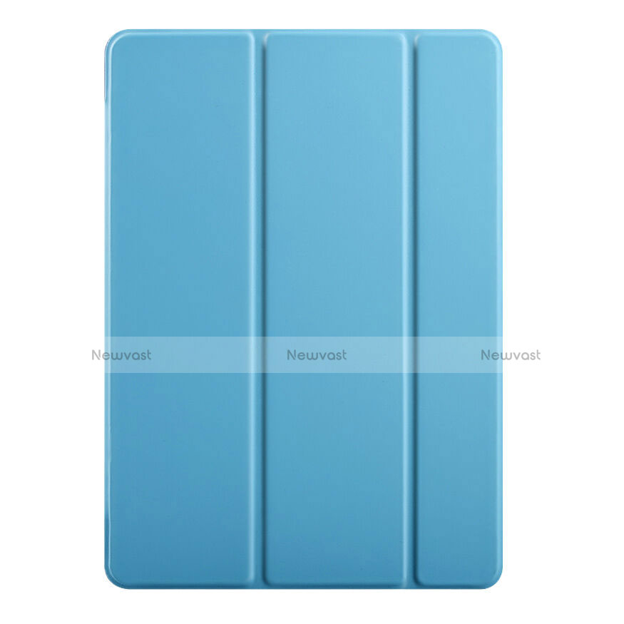 Leather Case Stands Flip Cover for Apple iPad Air 2 Sky Blue