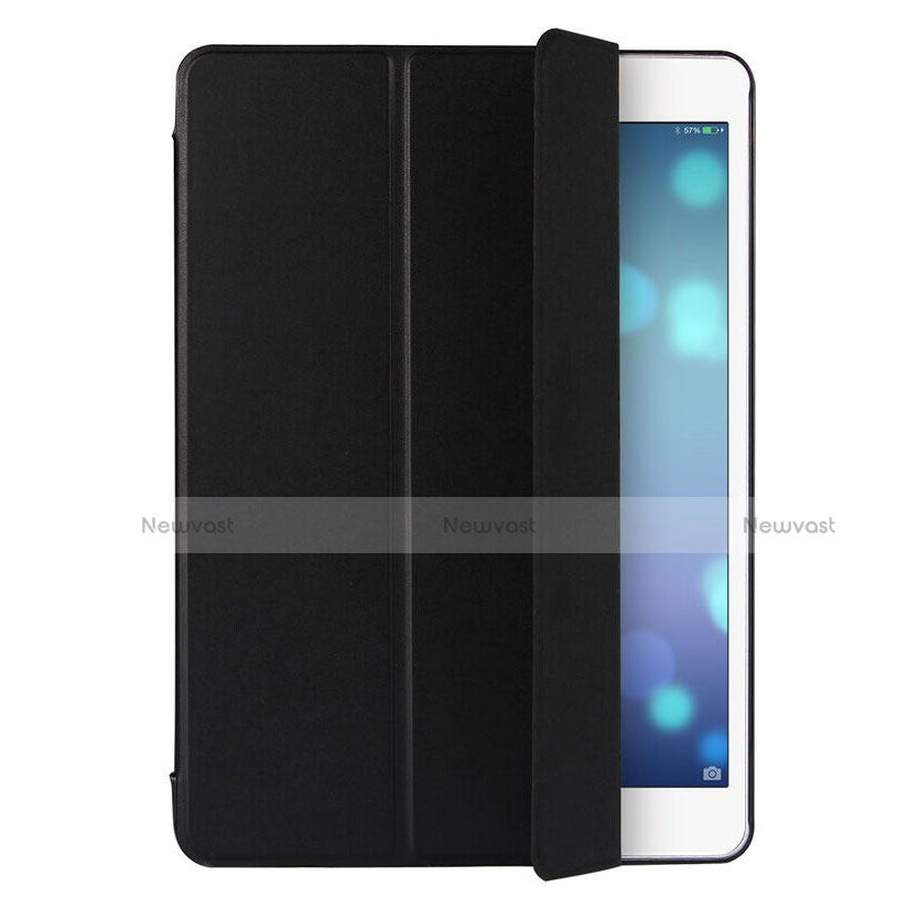 Leather Case Stands Flip Cover for Apple iPad Air Black