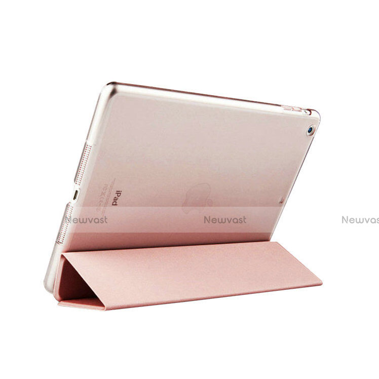 Leather Case Stands Flip Cover for Apple iPad Mini 2 Rose Gold