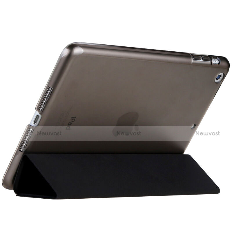 Leather Case Stands Flip Cover for Apple iPad Mini 3 Black