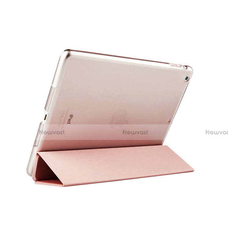 Leather Case Stands Flip Cover for Apple iPad Mini 3 Rose Gold