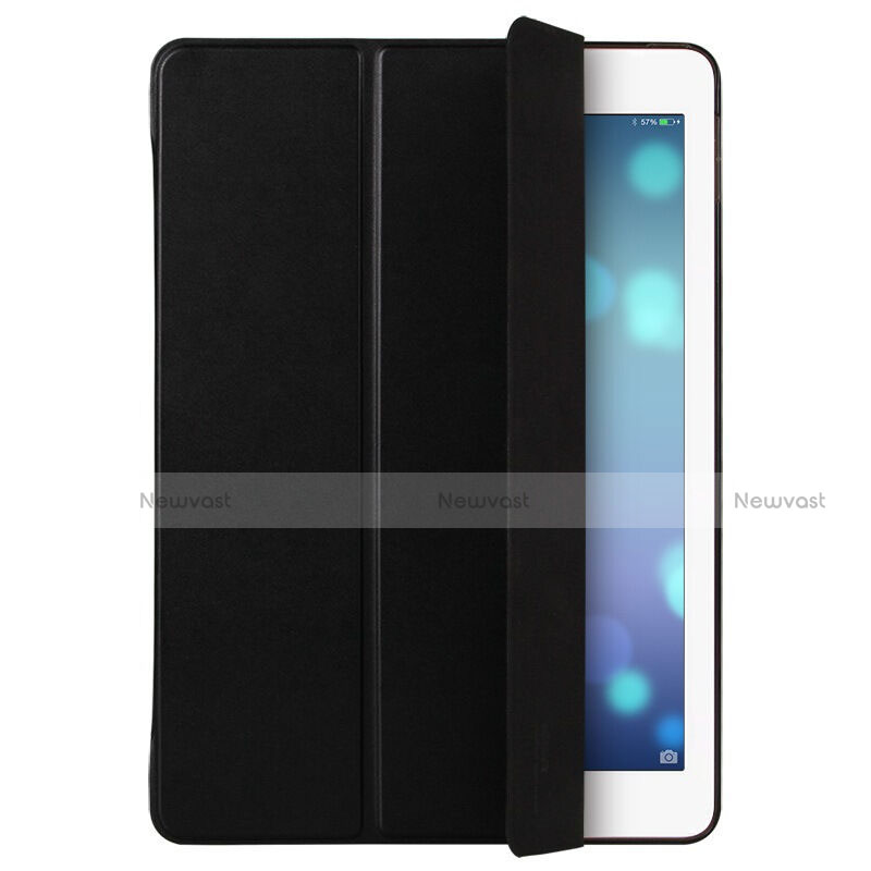 Leather Case Stands Flip Cover for Apple iPad Mini 4 Black