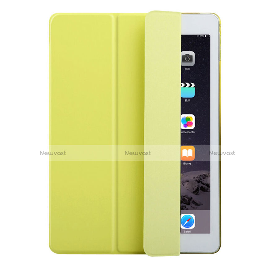 Leather Case Stands Flip Cover for Apple iPad Mini 4 Green