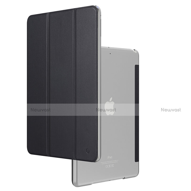 Leather Case Stands Flip Cover for Apple iPad Mini 5 (2019) Black