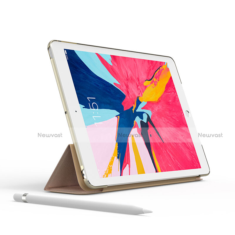 Leather Case Stands Flip Cover for Apple iPad Mini 5 (2019) Gold