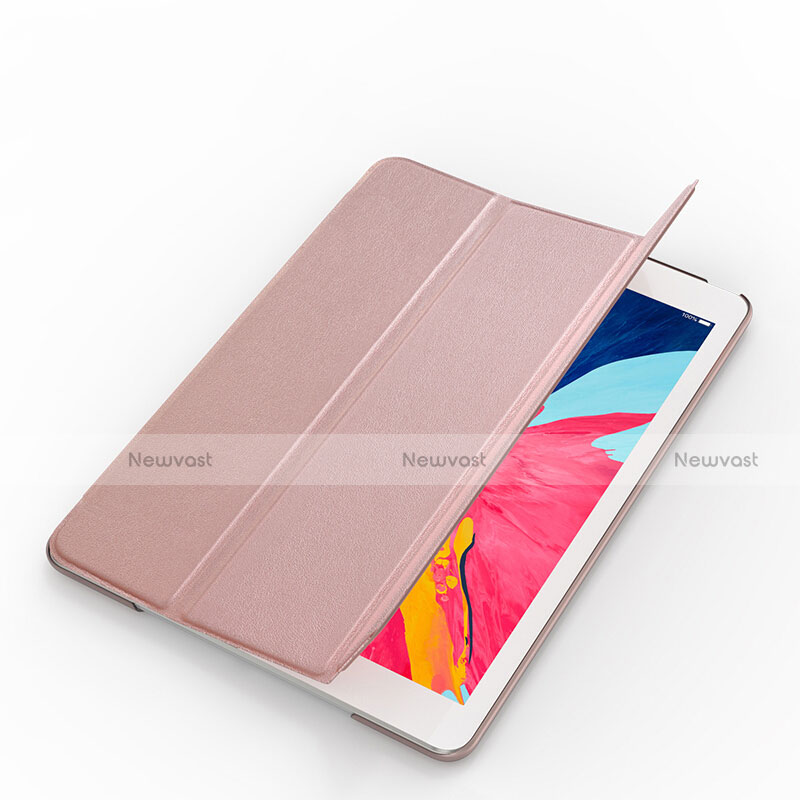 Leather Case Stands Flip Cover for Apple iPad Mini 5 (2019) Rose Gold