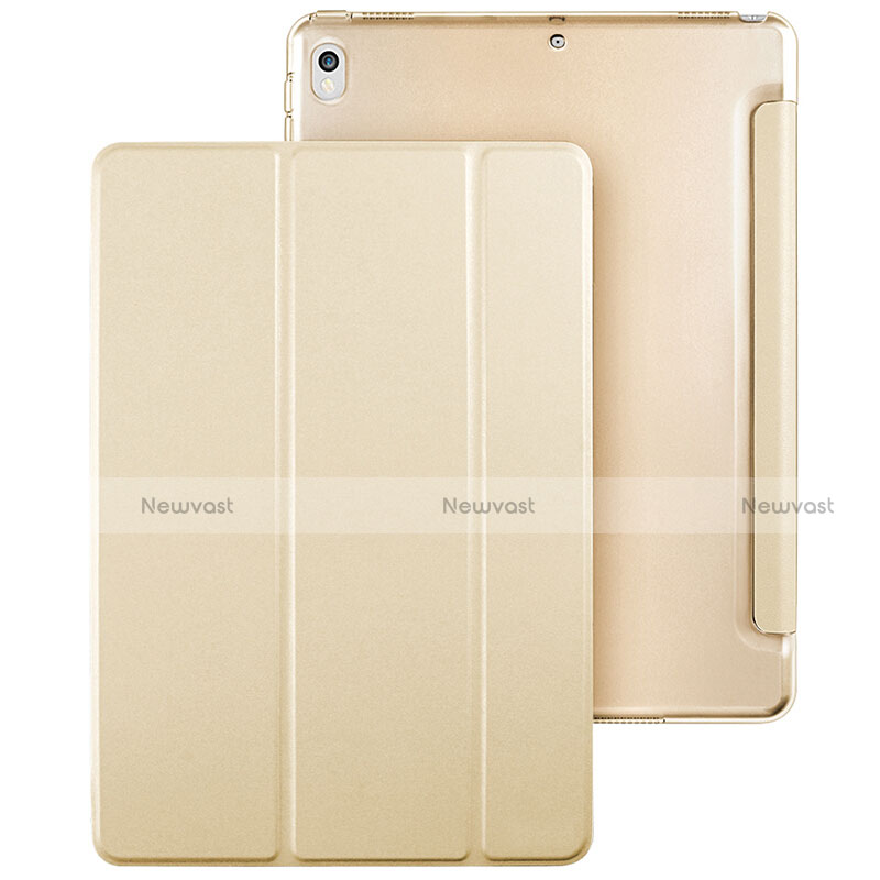 Leather Case Stands Flip Cover for Apple iPad Pro 10.5 Gold