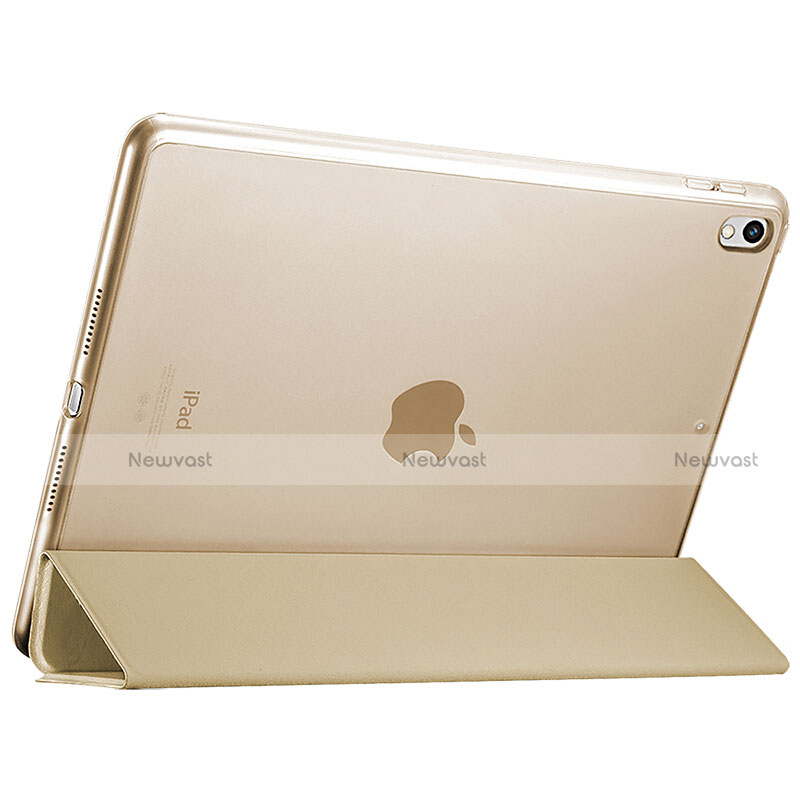 Leather Case Stands Flip Cover for Apple iPad Pro 10.5 Gold
