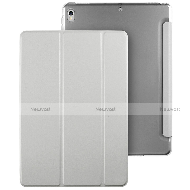 Leather Case Stands Flip Cover for Apple iPad Pro 10.5 Gray