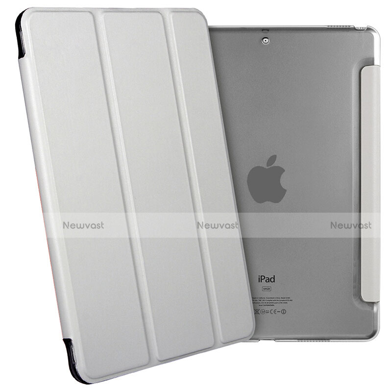 Leather Case Stands Flip Cover for Apple iPad Pro 10.5 Gray