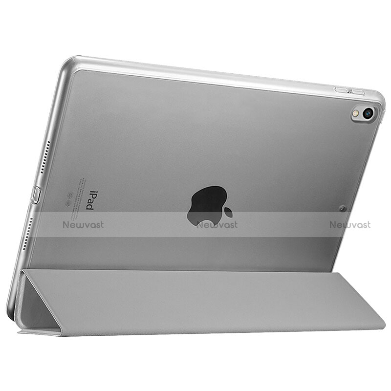 Leather Case Stands Flip Cover for Apple iPad Pro 10.5 Gray