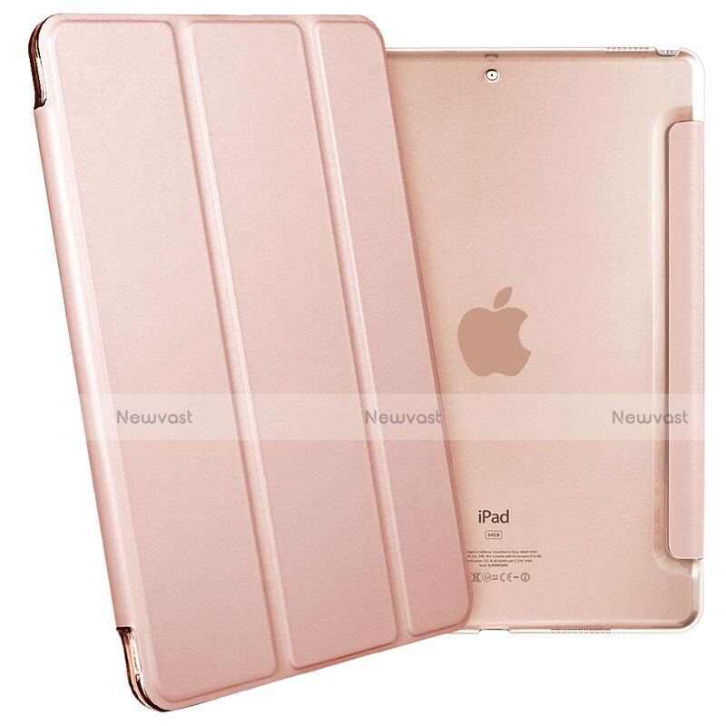 Leather Case Stands Flip Cover for Apple iPad Pro 10.5 Rose Gold