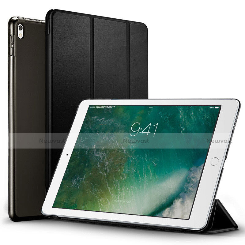 Leather Case Stands Flip Cover for Apple iPad Pro 12.9 (2017) Black