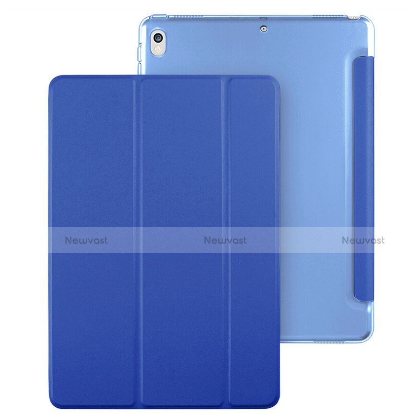 Leather Case Stands Flip Cover for Apple iPad Pro 12.9 (2017) Blue