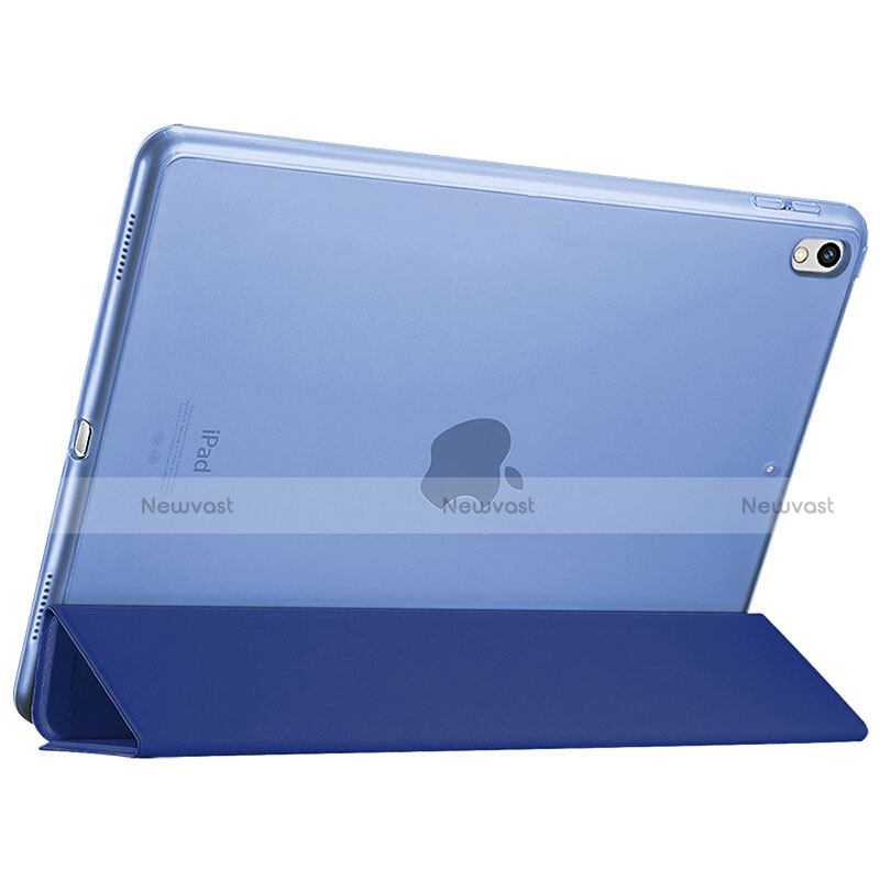 Leather Case Stands Flip Cover for Apple iPad Pro 12.9 (2017) Blue