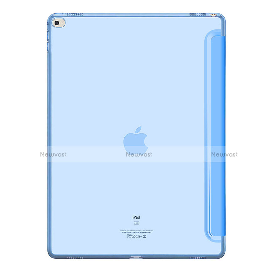 Leather Case Stands Flip Cover for Apple iPad Pro 12.9 Sky Blue
