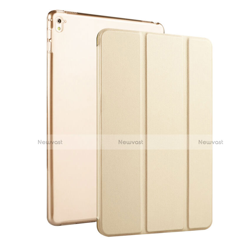Leather Case Stands Flip Cover for Apple iPad Pro 9.7 Gold