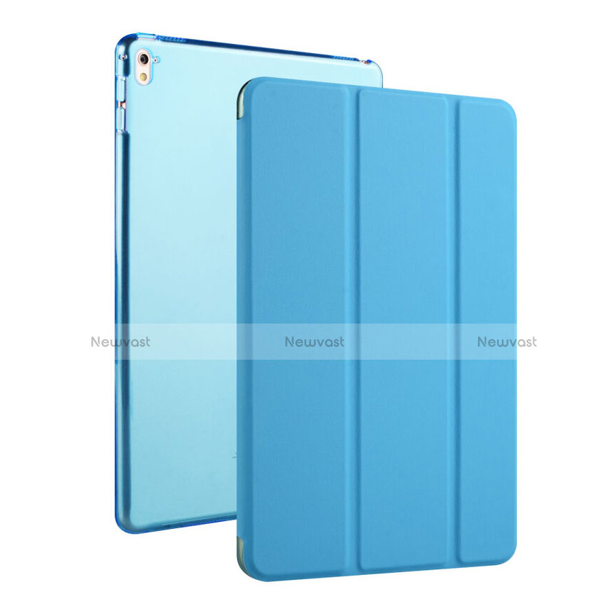 Leather Case Stands Flip Cover for Apple iPad Pro 9.7 Sky Blue