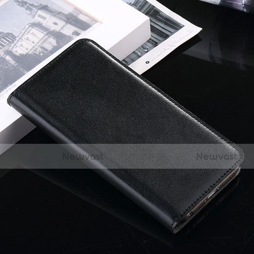 Leather Case Stands Flip Cover for Apple iPhone 6 Black