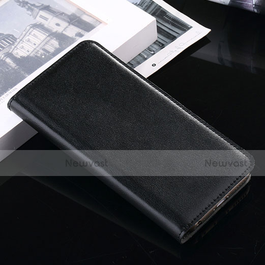 Leather Case Stands Flip Cover for Apple iPhone 6S Black