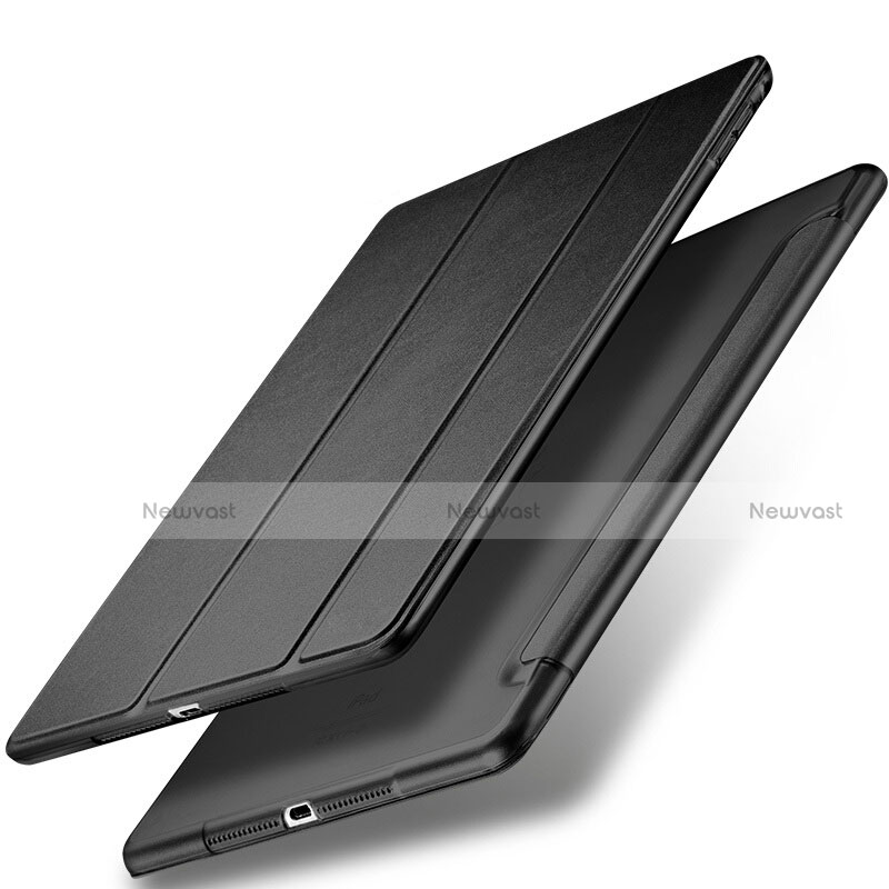 Leather Case Stands Flip Cover for Apple New iPad 9.7 (2017) Black