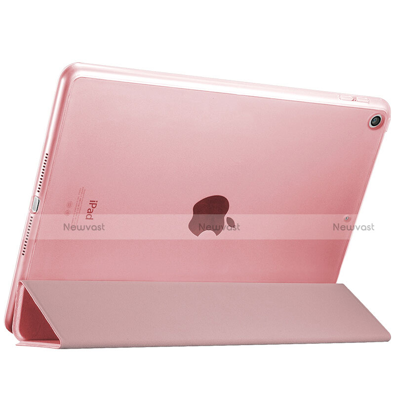 Leather Case Stands Flip Cover for Apple New iPad 9.7 (2017) Pink