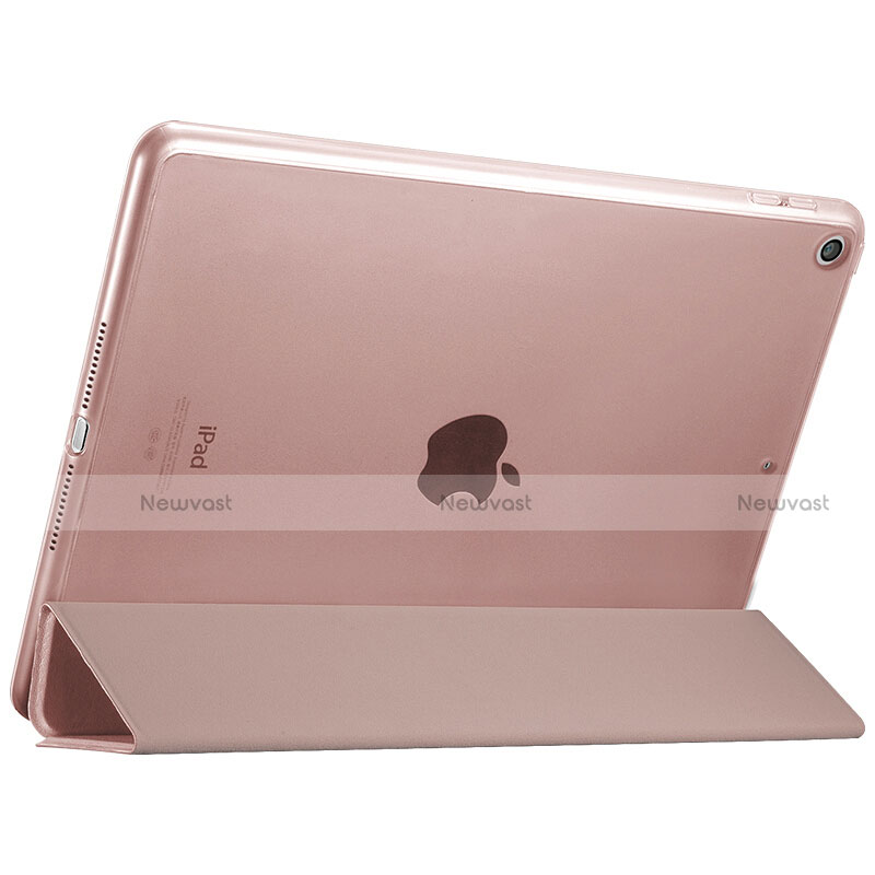 Leather Case Stands Flip Cover for Apple New iPad 9.7 (2018) Rose Gold