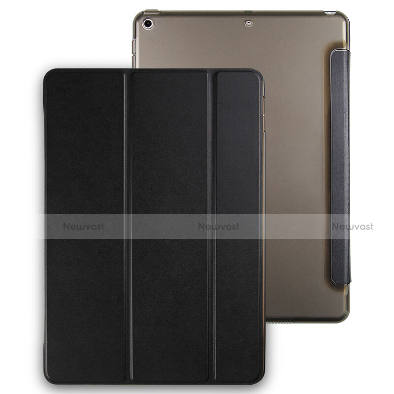 Leather Case Stands Flip Cover for Apple New iPad Pro 9.7 (2017) Black