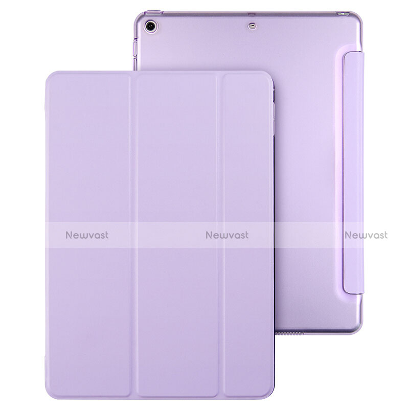 Leather Case Stands Flip Cover for Apple New iPad Pro 9.7 (2017) Purple