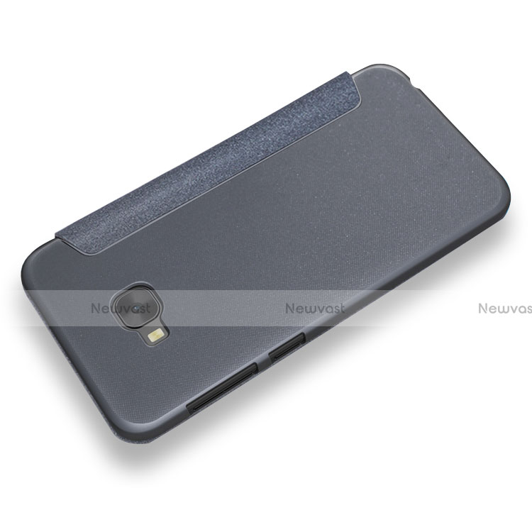 Leather Case Stands Flip Cover for Asus Zenfone 4 Selfie Pro Black