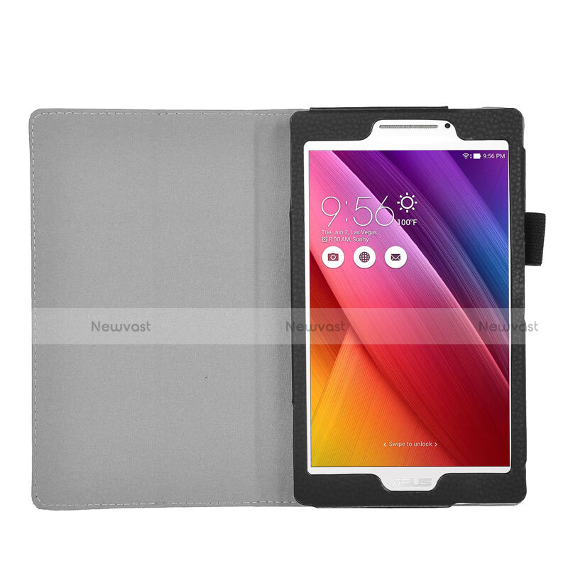 Leather Case Stands Flip Cover for Asus ZenPad C 7.0 Z170CG Black