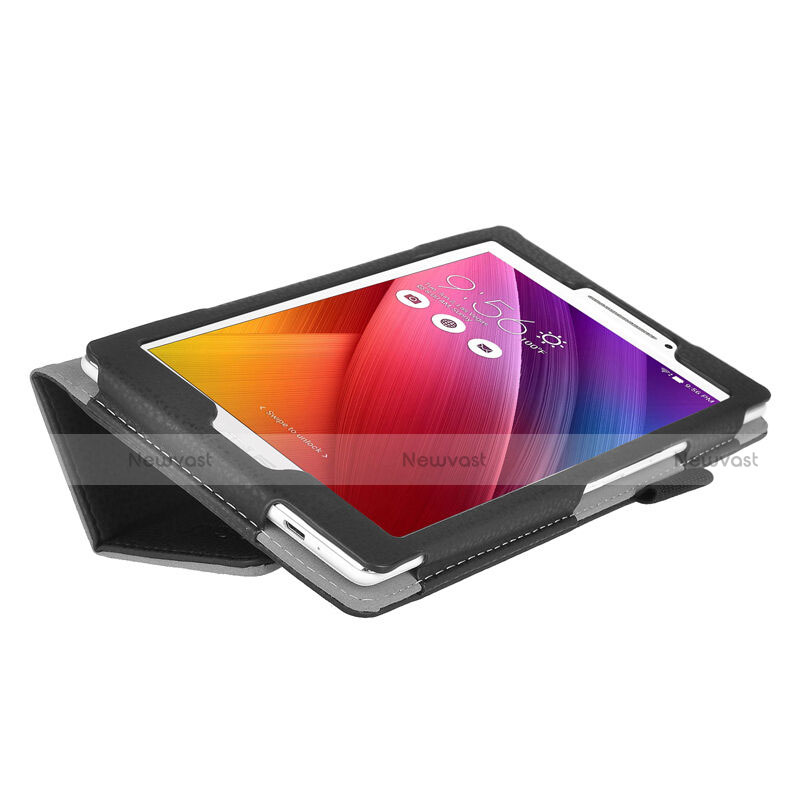 Leather Case Stands Flip Cover for Asus ZenPad C 7.0 Z170CG Black