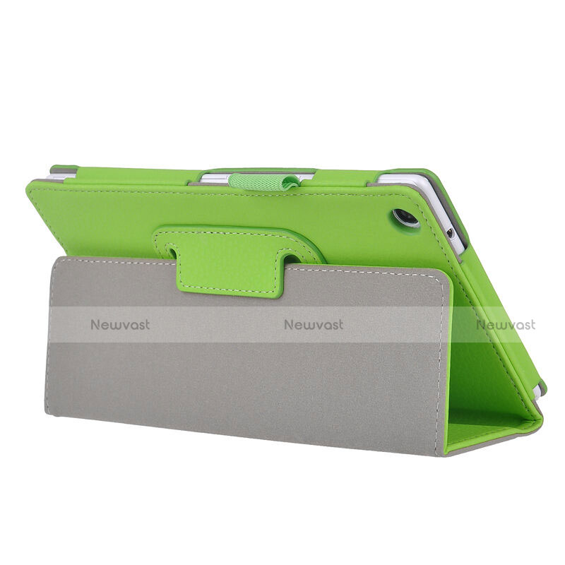 Leather Case Stands Flip Cover for Asus ZenPad C 7.0 Z170CG Green