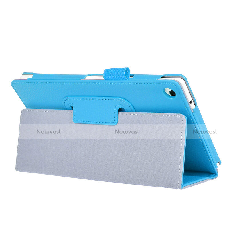 Leather Case Stands Flip Cover for Asus ZenPad C 7.0 Z170CG Sky Blue