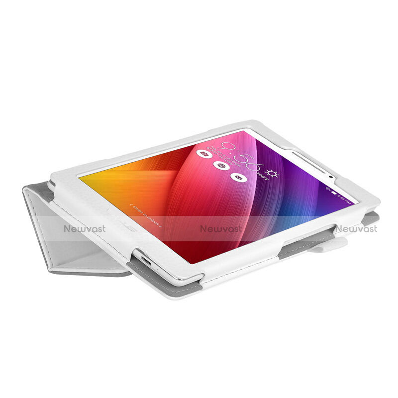 Leather Case Stands Flip Cover for Asus ZenPad C 7.0 Z170CG White