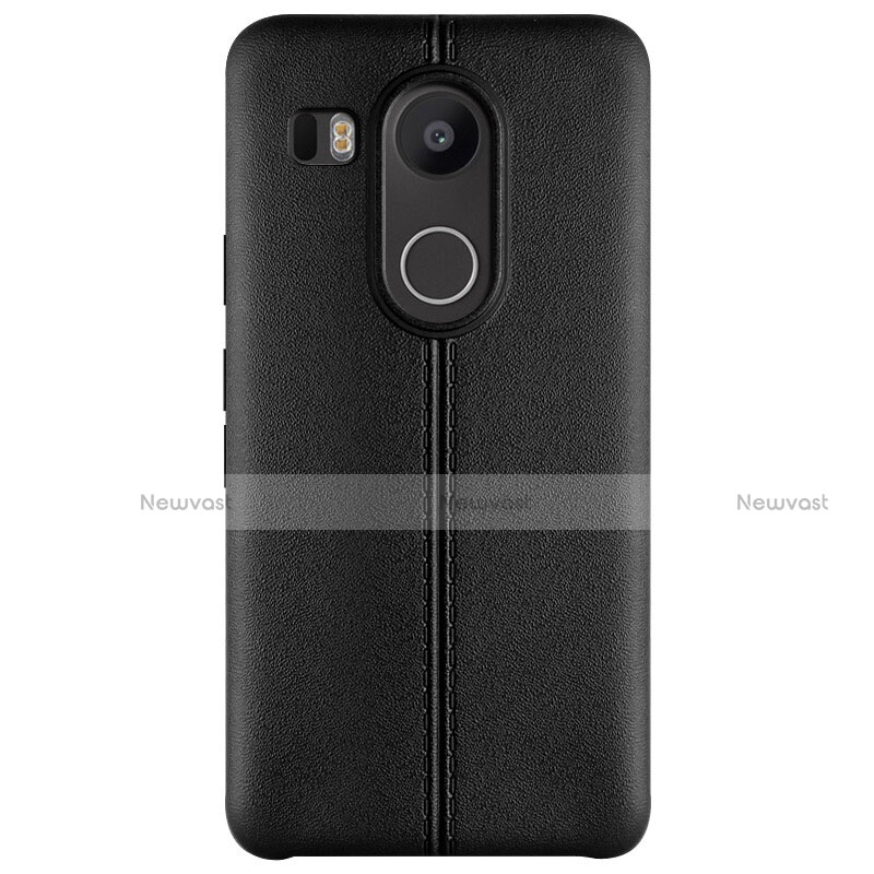 Leather Case Stands Flip Cover for Google Nexus 5X Black