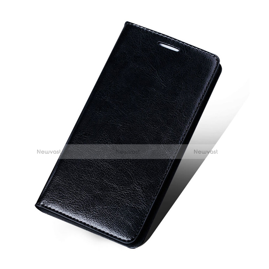 Leather Case Stands Flip Cover for Huawei GR5 Black