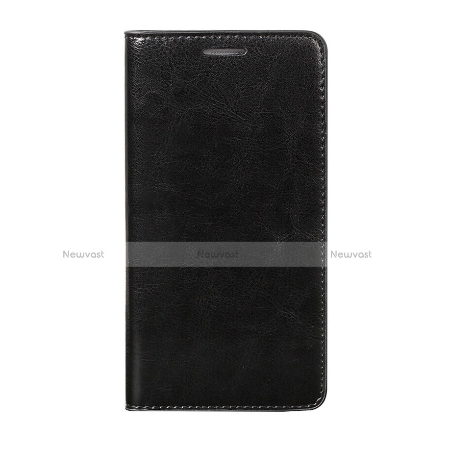 Leather Case Stands Flip Cover for Huawei GR5 Black