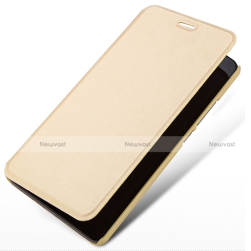 Leather Case Stands Flip Cover for Huawei GT3 Gold