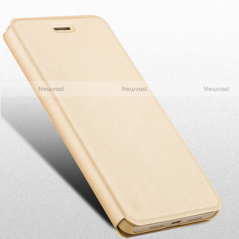 Leather Case Stands Flip Cover for Huawei Honor 5A Gold