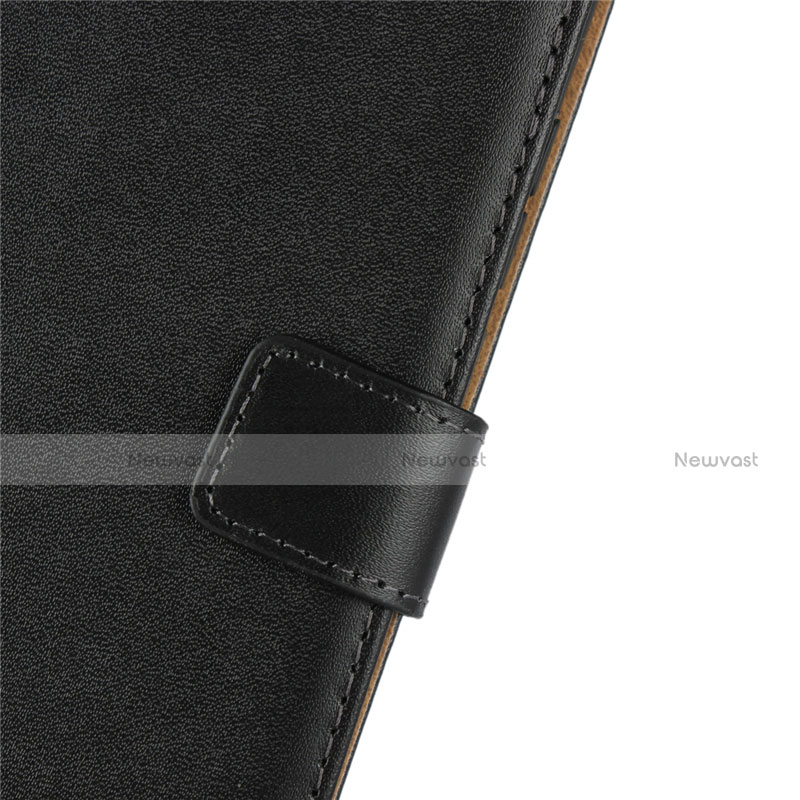Leather Case Stands Flip Cover for Huawei Honor 8X Black