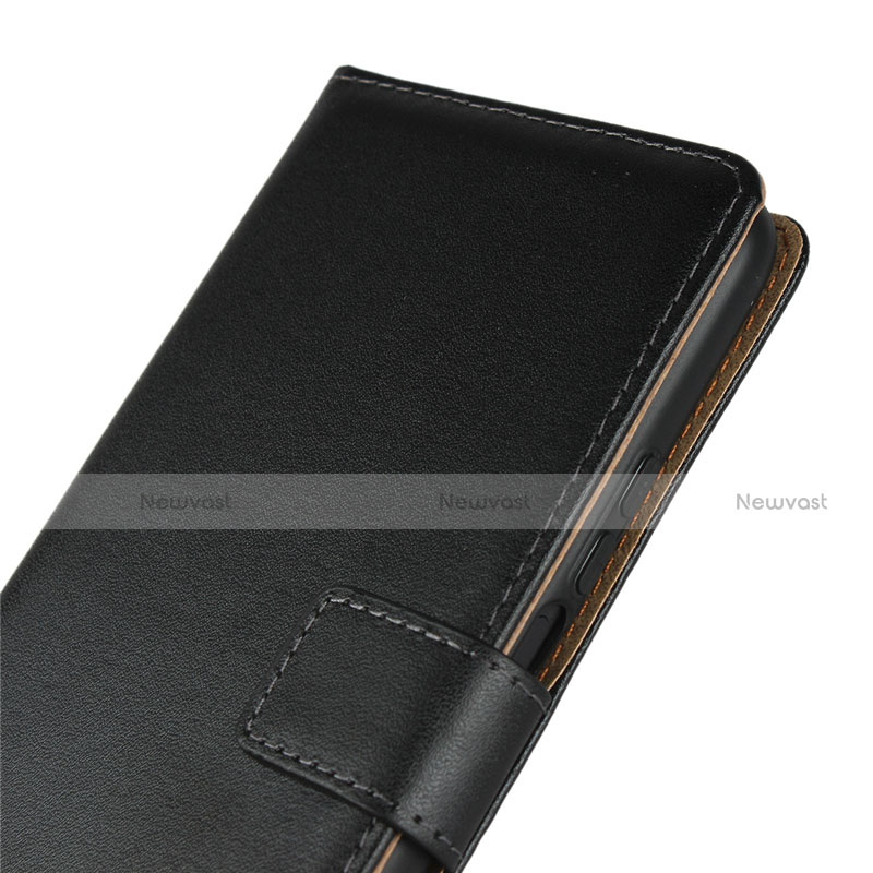 Leather Case Stands Flip Cover for Huawei Honor 9X Black